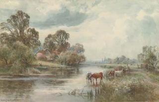 Henry John Kinnaird - The Thames Near Sonning