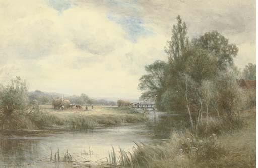 Henry John Kinnnaird - View Near Evesham On The Avon, Warwickshire; And View On The Ouse, Sussex (Illustrated)
