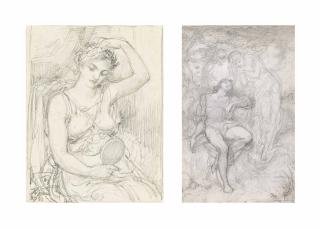 Henry John Stock, R.I., R.O.I. - The finishing touches; and The lover\'s vision