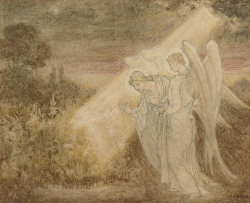 Henry John Stock, R.I. - A vision of the cross