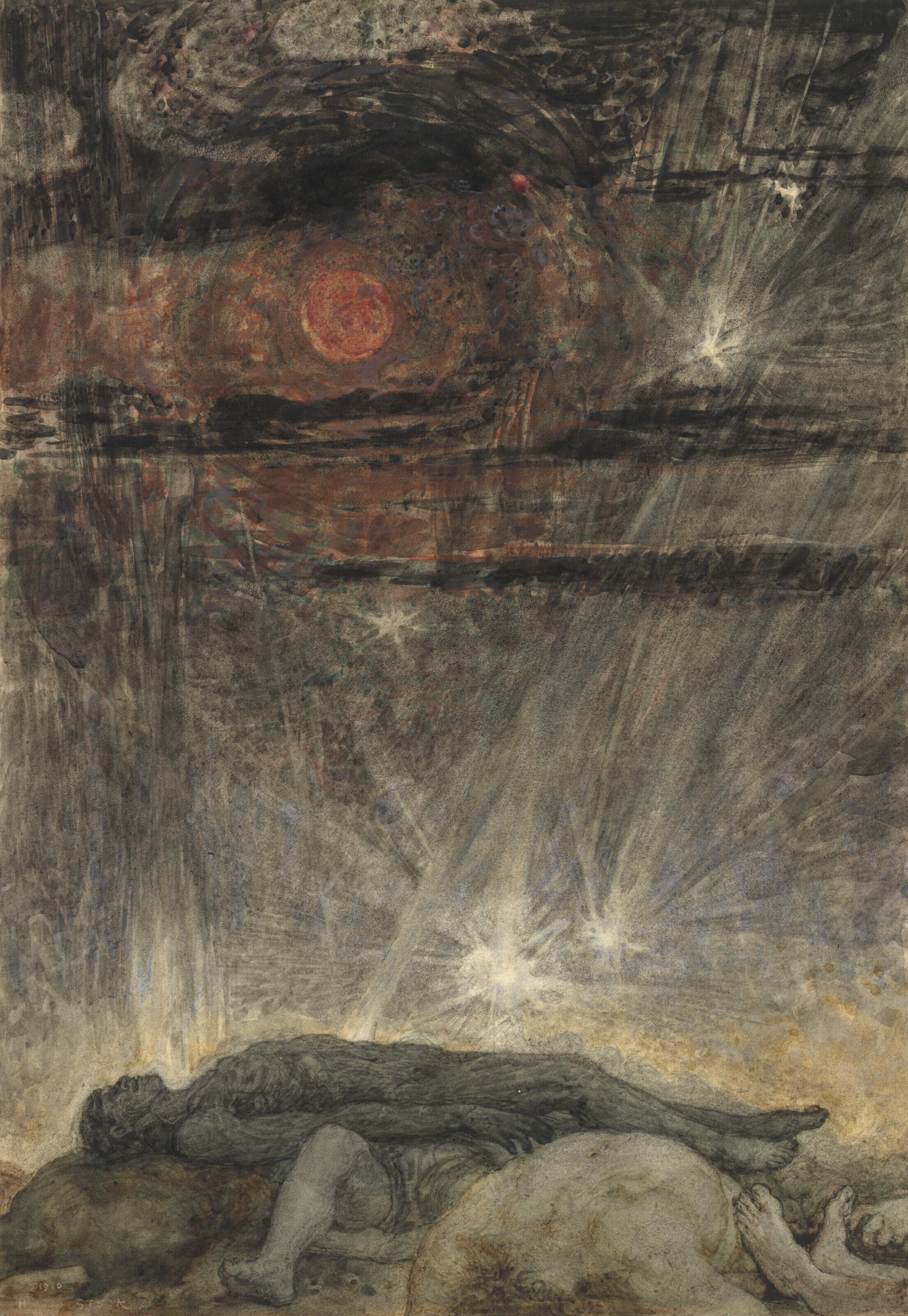 Henry John Stock - And the white moon became as blood and the stars of the heavens fell unto the earth (Rev. 6-12.13)