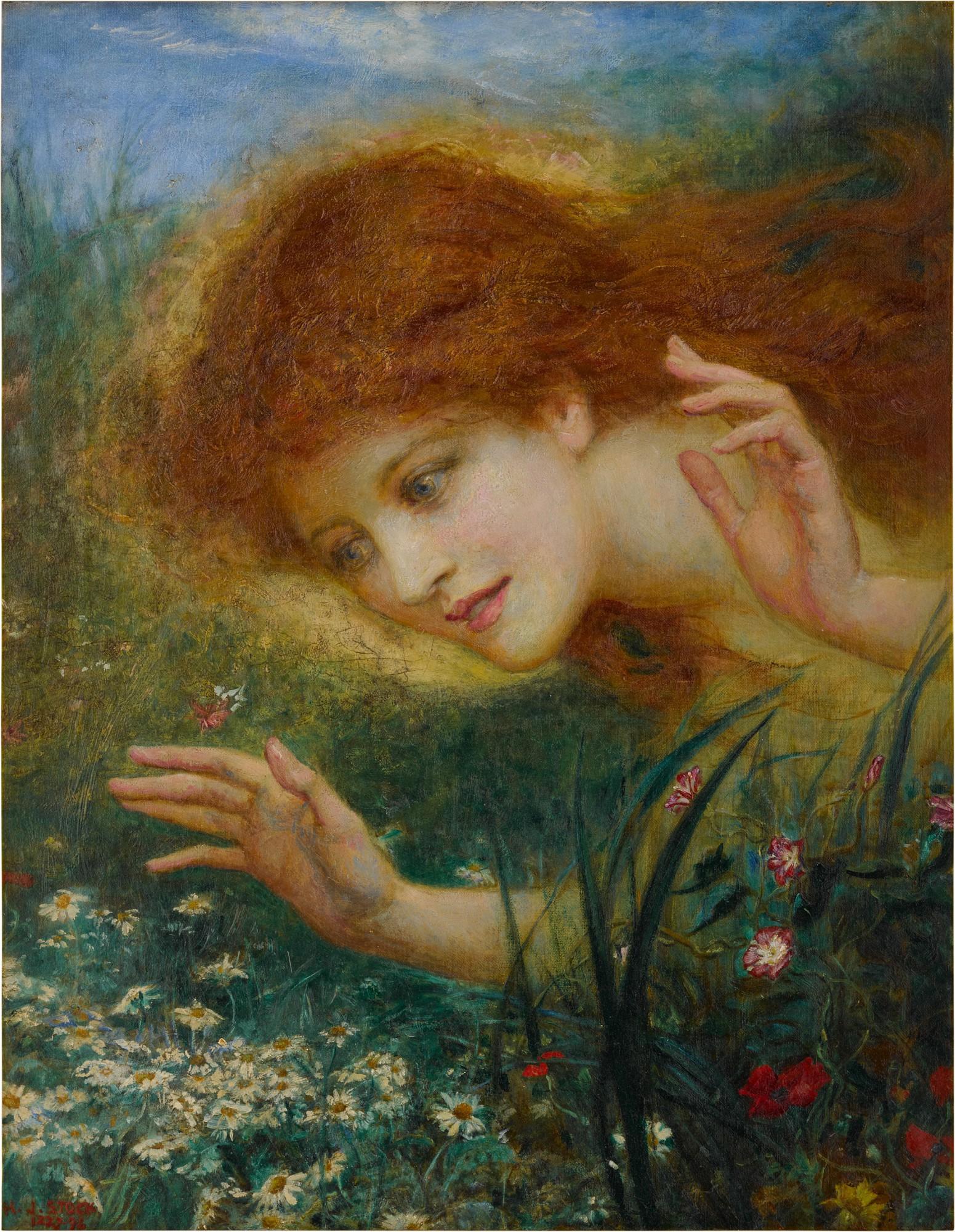 Henry John Stock - Discovering Daisies