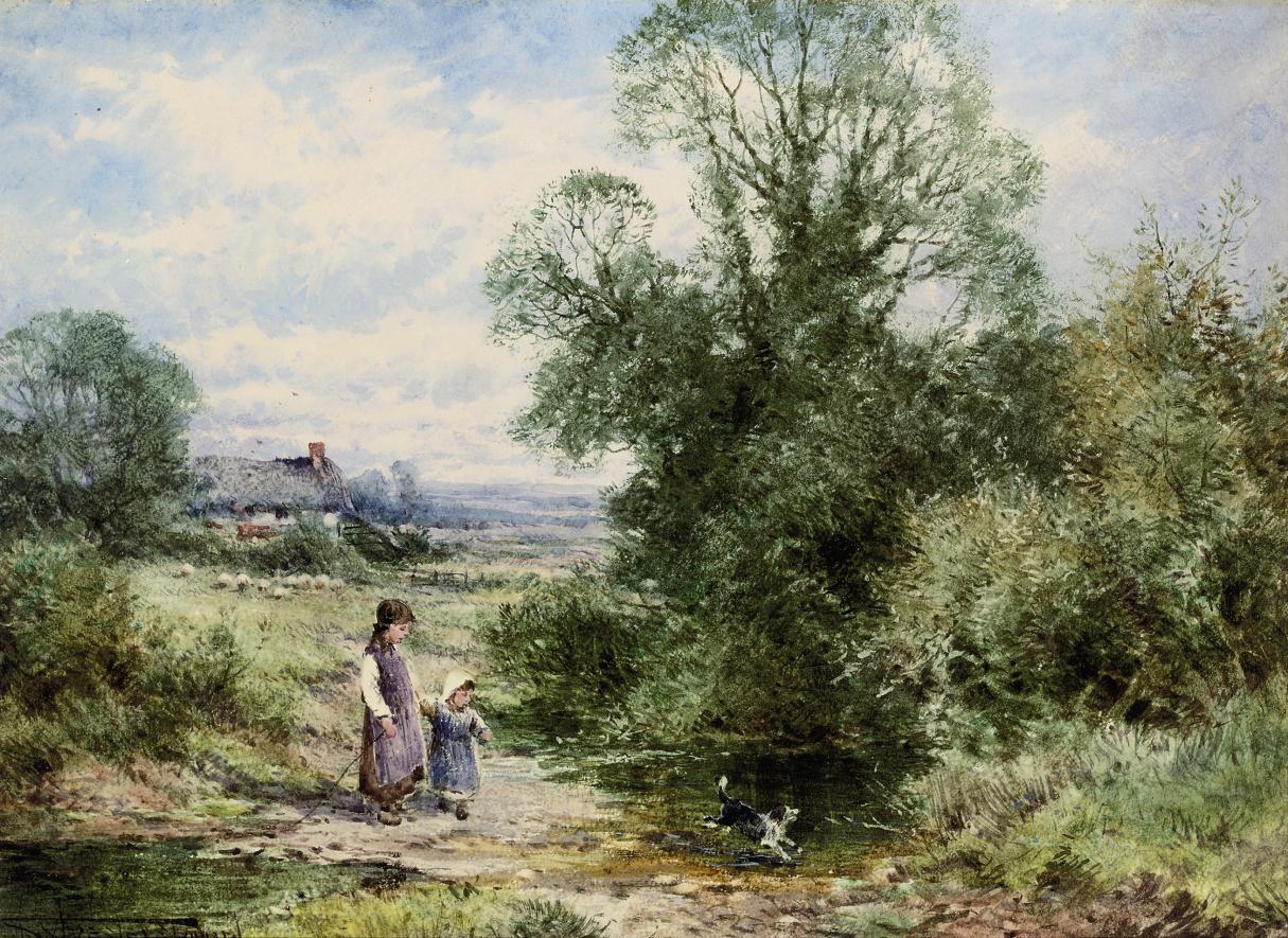 Henry John Sylvester Stannard - Over the stepping stones