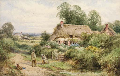 Henry John Sylvester Stannard - Playing marbles