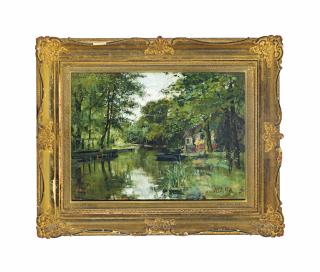 Henry John Yeend King, R.B.A., V.P.R.I., R.O.I. - A peaceful afternoon, Waltham Abbey