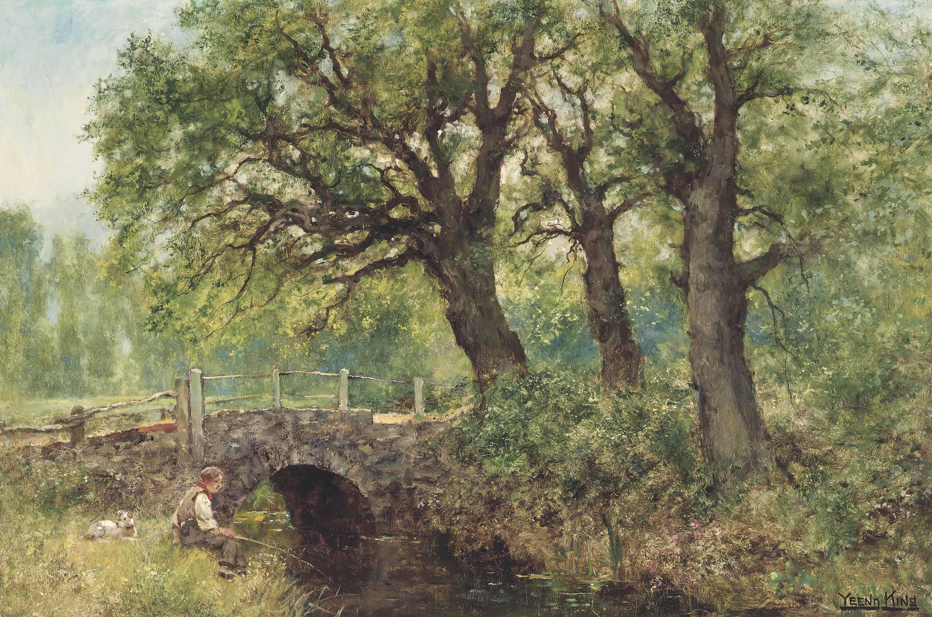 Henry John Yeend King, R.B.A., V.P.R.I., R.O.I. - A Young Fisherman