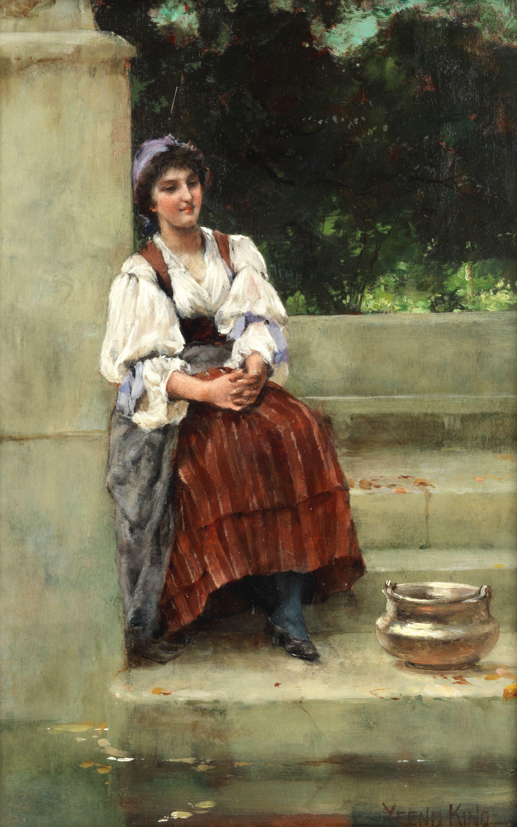 Henry John Yeend King, RBA, VPRI, ROI - A moment\'s rest