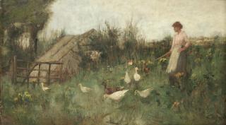 Henry John Yeend King, RBA, VPRI, ROI - Gathering The Brood