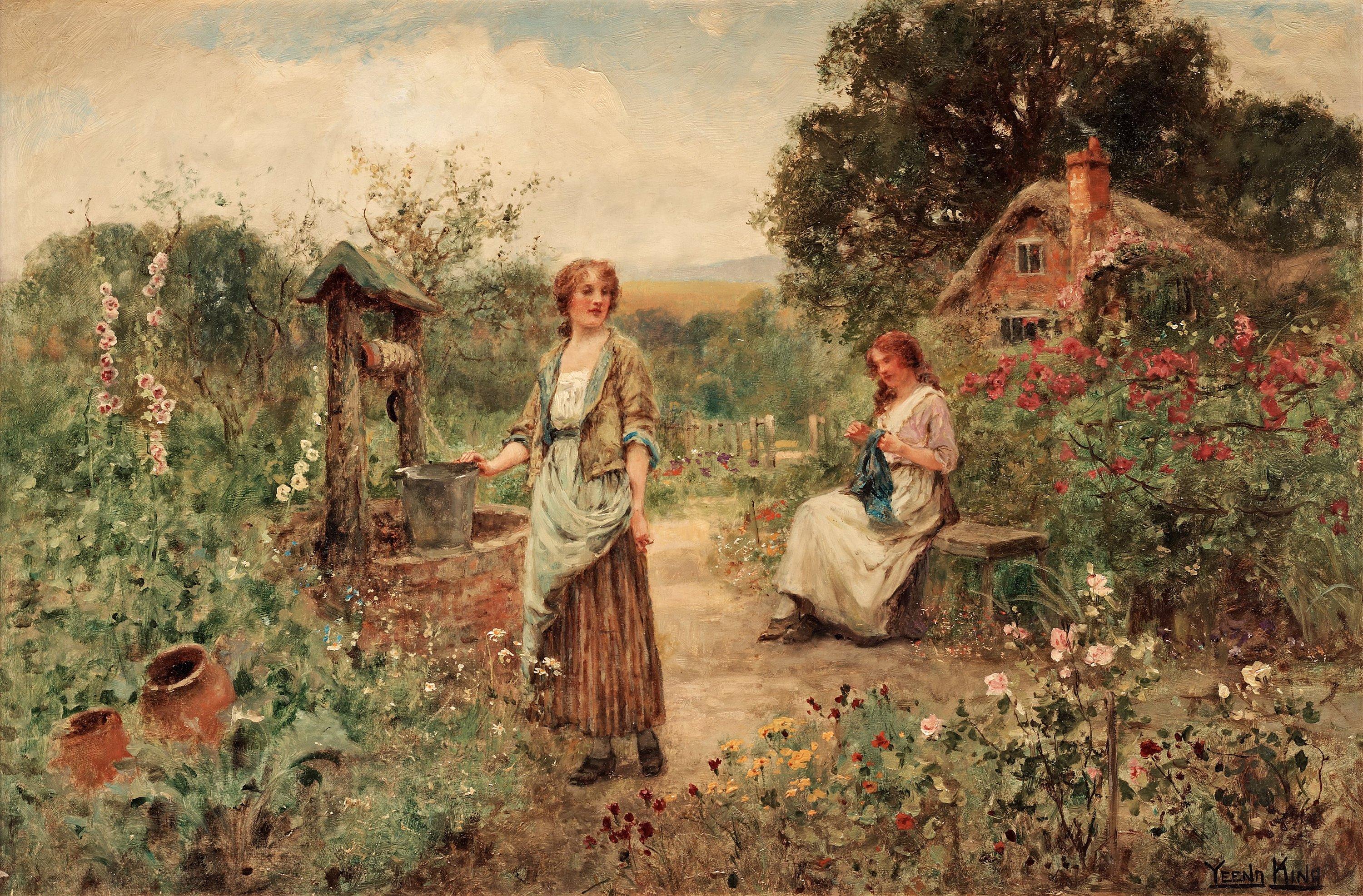 Henry John Yeend King - By the well