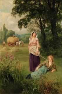 Henry John Yeend King - Haymaking