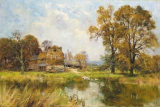 Henry John Yeend King - The farm pond