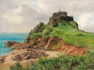 Henry John Yeend King - The tower on the coast