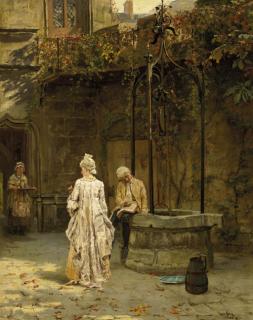 Henry John Yeend King - Young lovers interrupted