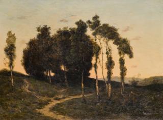 Henry Joseph Harpignies - A Path Through Trees