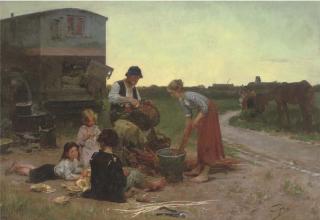 Henry Jules Jean Geoffroy - A family of basket weavers