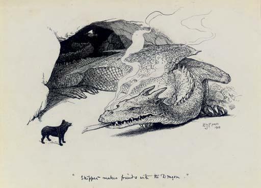 Henry Justice Ford - \'Skipper makes friends with the dragon\'