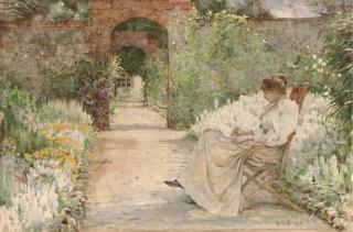 Henry Justice Ford - Summer jottings in a walled garden
