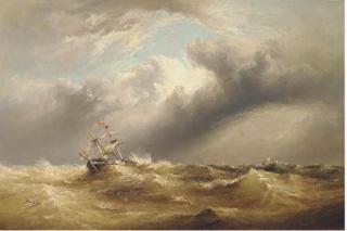 Henry King Taylor - In Distress And Running Before The Wind
