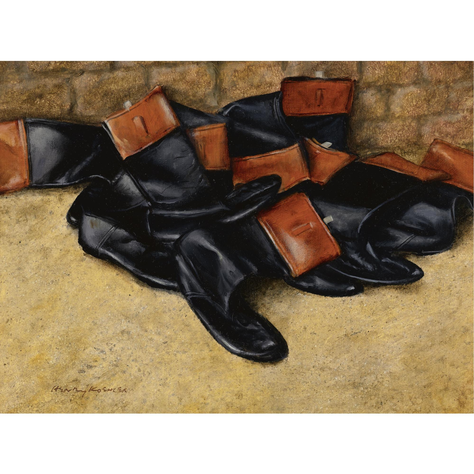 Henry Koehler - American A Cluster Of Jockeys\' Boots