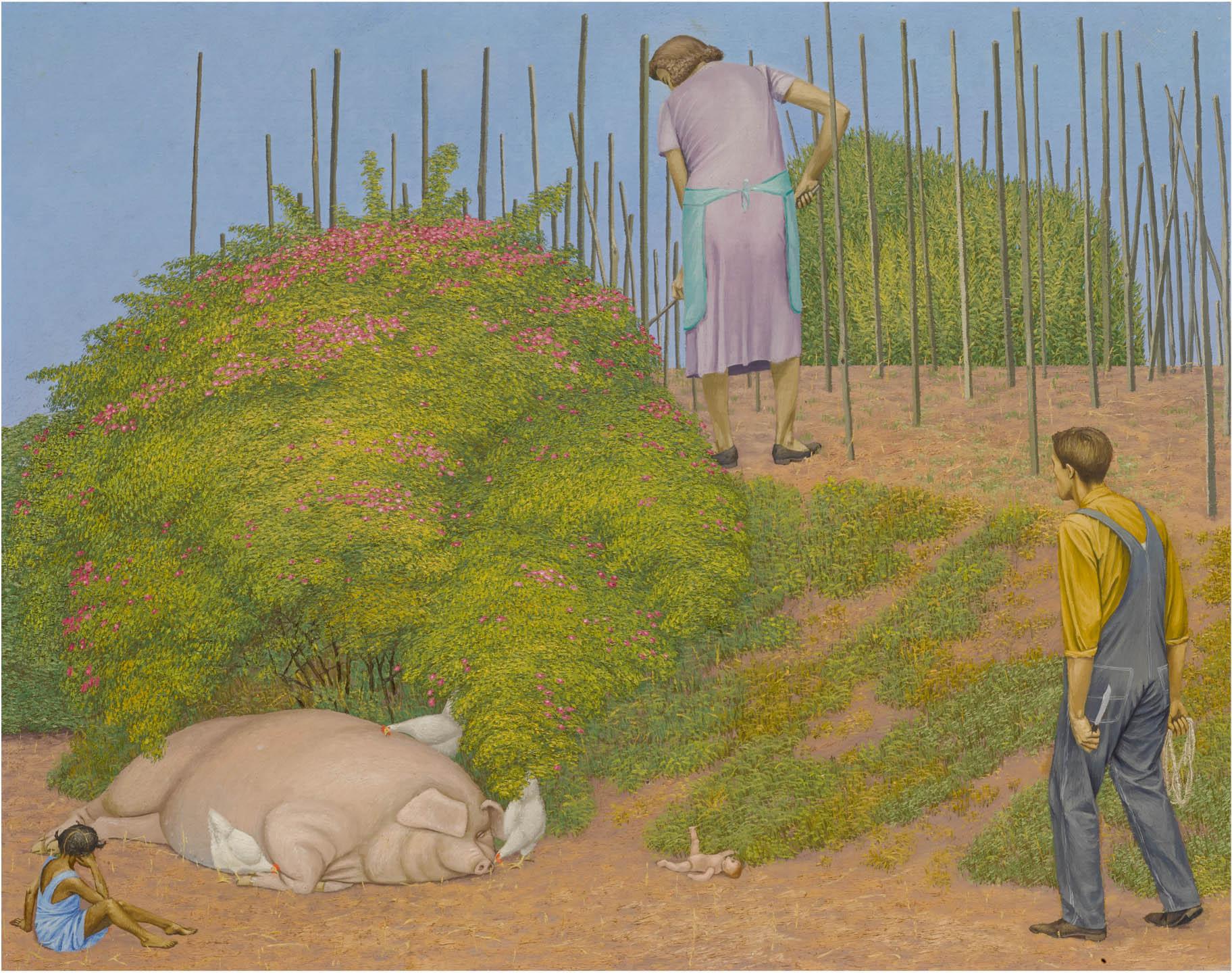 Henry Koerner - The Rosebush