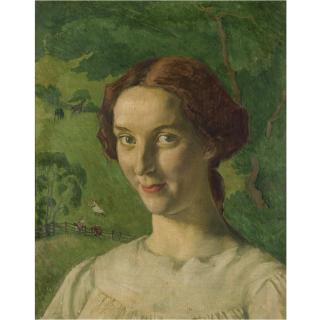 Henry Lamb, R.A. - A Breton Shepherdess