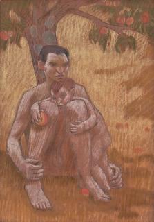 Henry Lamb, R.A. - Father And Son, Pont-Aven