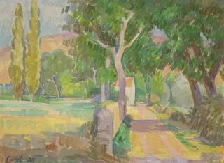 Henry Lamb, R.A. - Lane Near Souillac, Dordogne