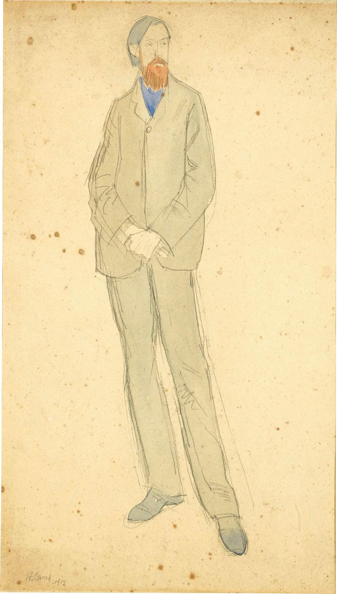 Henry Lamb, R.A. - Lytton Strachey