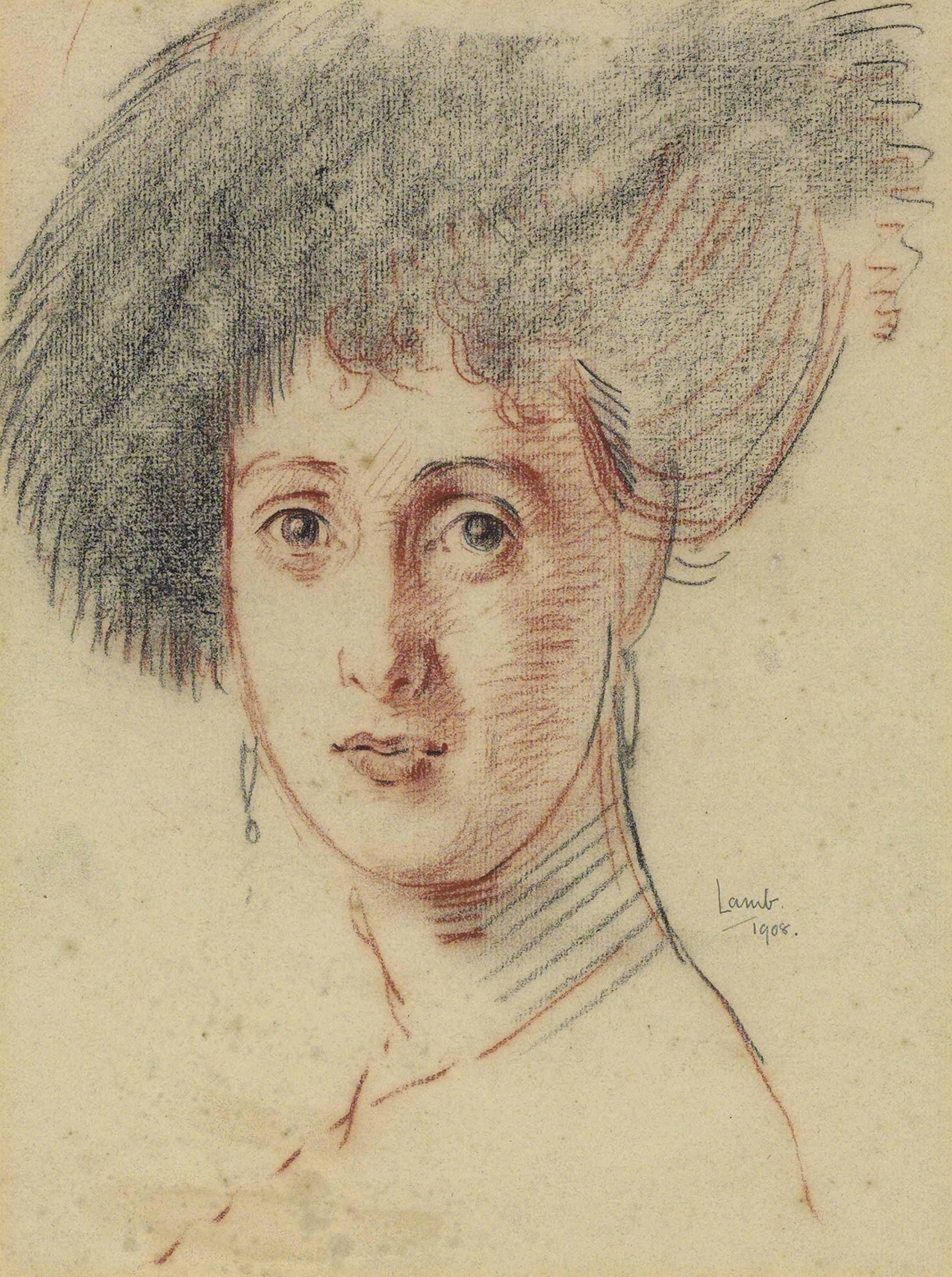 Henry Lamb, R.A. - Portrait of a Lady