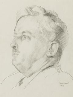 Henry Lamb, R.A. - Portrait of a man