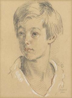 Henry Lamb, R.A. - Portrait of Jonathan Cecil, Aged 5½ Years