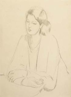 Henry Lamb, R.A. - Portrait of Julia Strachey