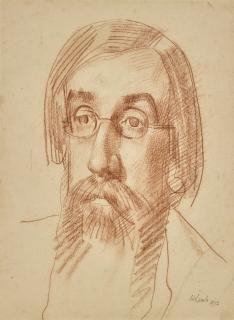 Henry Lamb, R.A. - Portrait Of Lytton Strachey