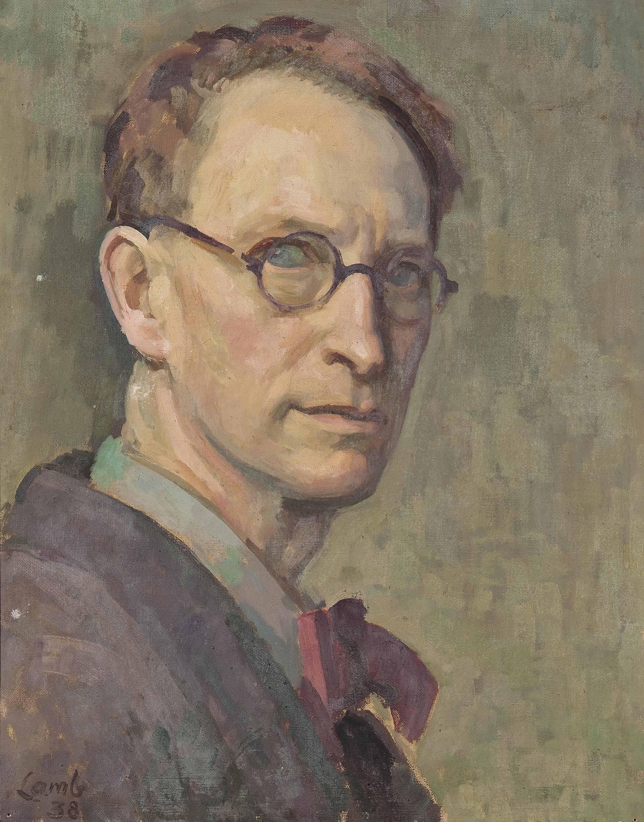 Henry Lamb, R.A. - Self-Portrait