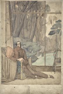 Henry Lamb, R.A. - Study For Lytton Strachey