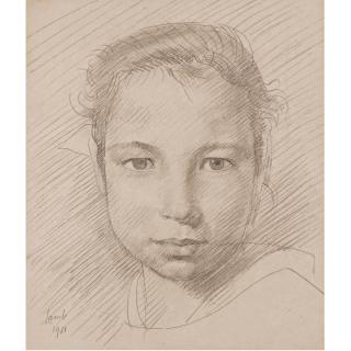 Henry Lamb - Portrait Of A Girl