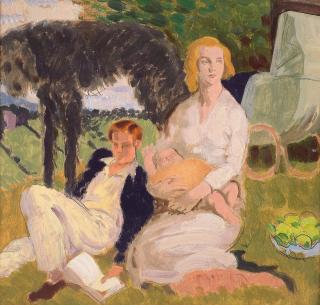 Henry Lamb - Sketch for Family Group