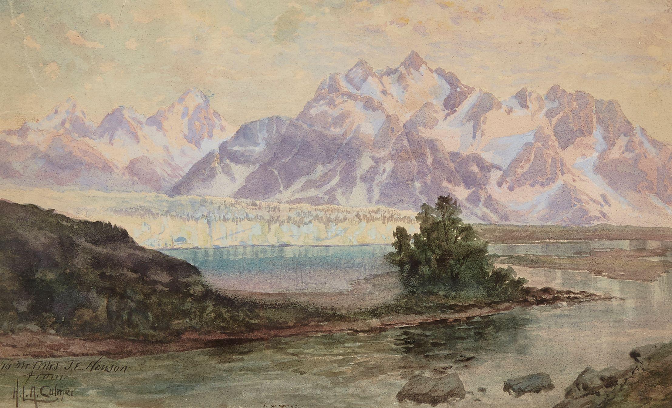 Henry Lavender Adolphus Culmer - Alaskan glacier