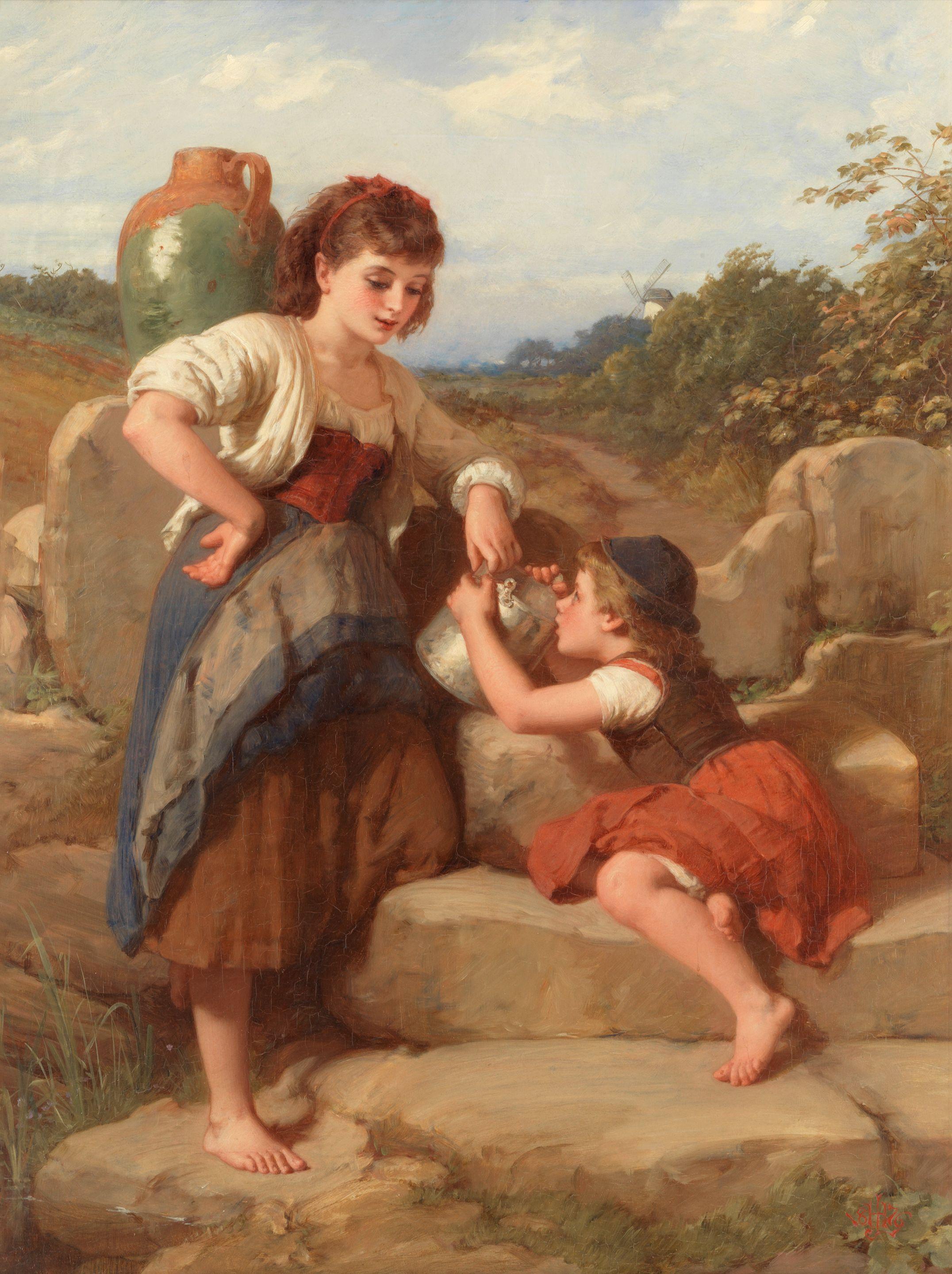 Henry Le Jeune, A.R.A. - A welcome refreshment