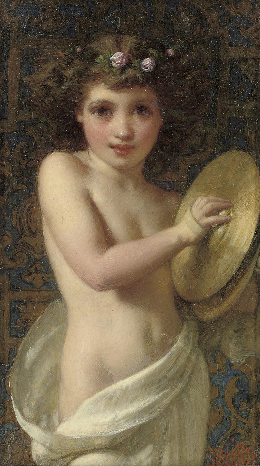 Henry Le Jeune, A.R.A. - The cymbal girl