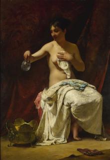 Henry Lerolle - French a Lady At Her Toilette