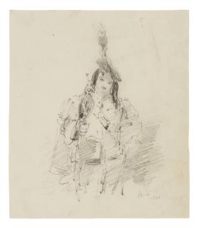 Henry Liverseege - Three-Quarter Length Study Of An \