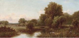 Henry Maidment - A tranquil stretch of the river