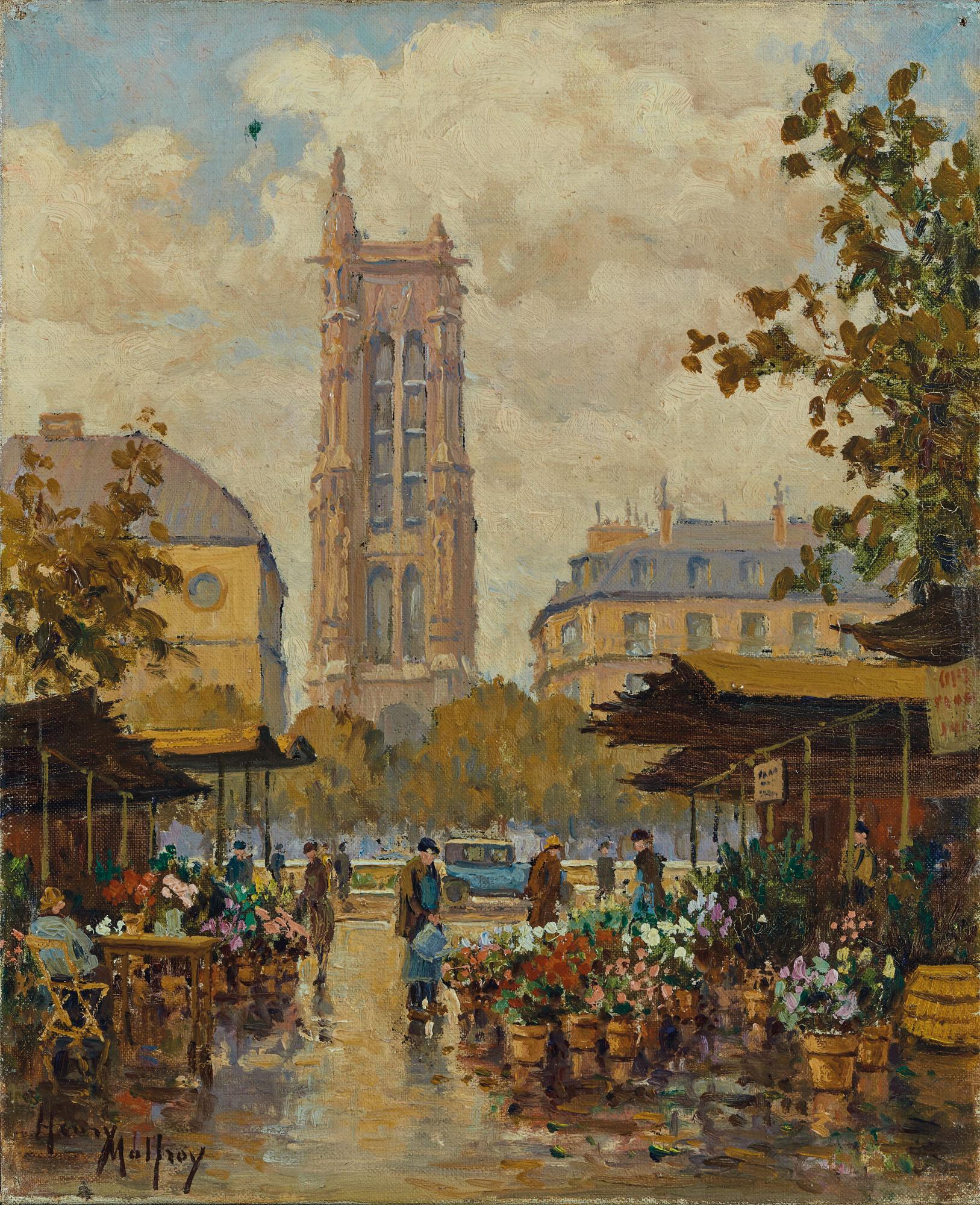 Henry Malfroy - La place du Châtelet