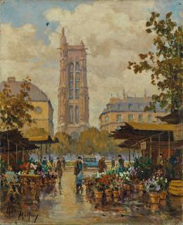 Henry Malfroy - La place du Châtelet