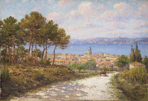 Henry Malfroy - Vue de Saint-Tropez Depuis Les Hauteurs