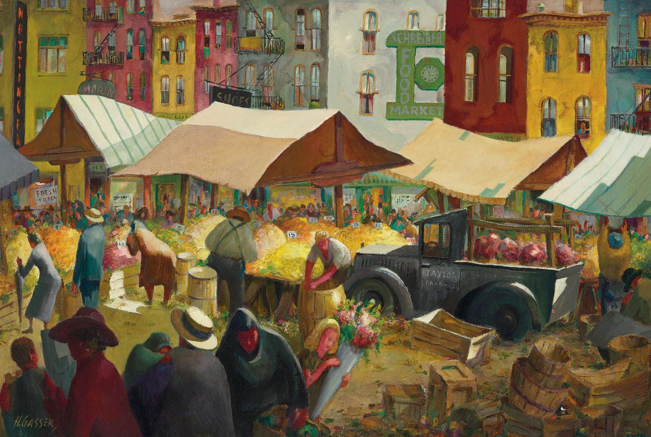Henry Martin Gasser - Saturday Shoppers