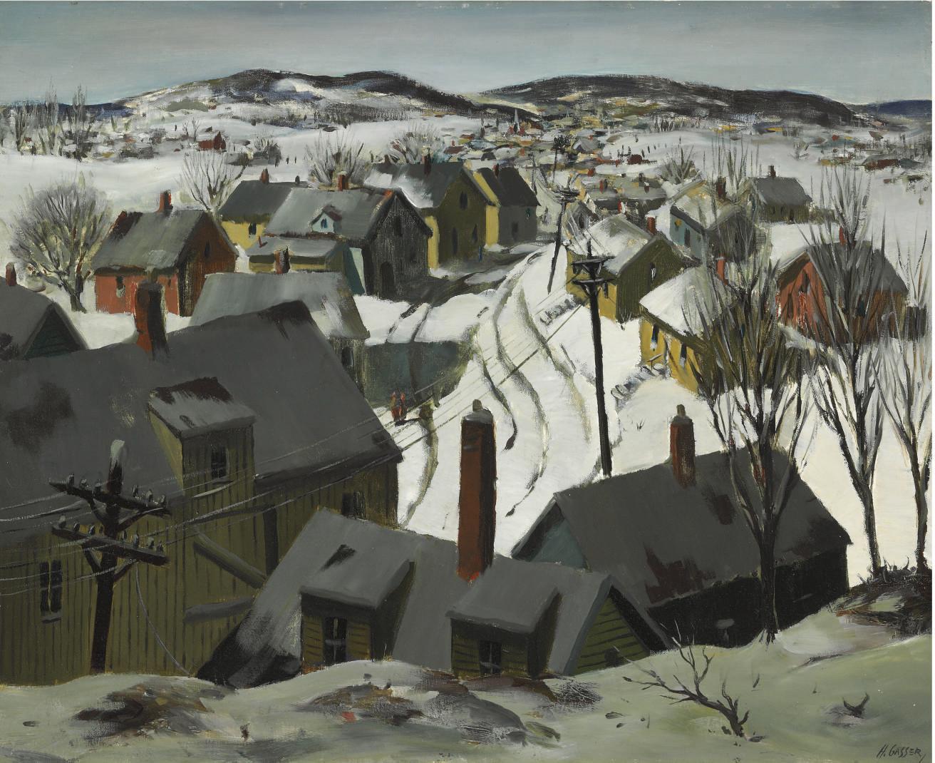 Henry Martin Gasser - Winter Road
