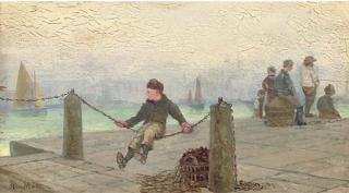 Henry Martin - Waiting for the boats; and Shipping in calm waters