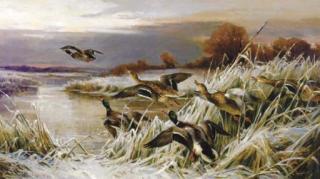 Henry Maurice Page - Mallard At Dawn